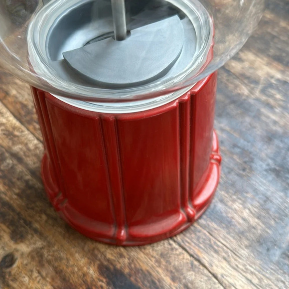 Vintage JELLY BELLY Glass Metal Carousel Candy Dispenser Gum Ball Machine 1980’s - Picture 8 of 11